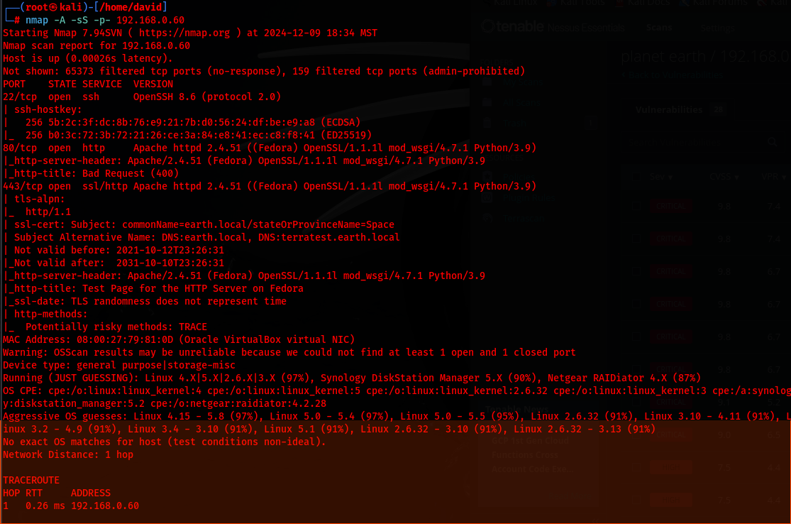 Second nmap